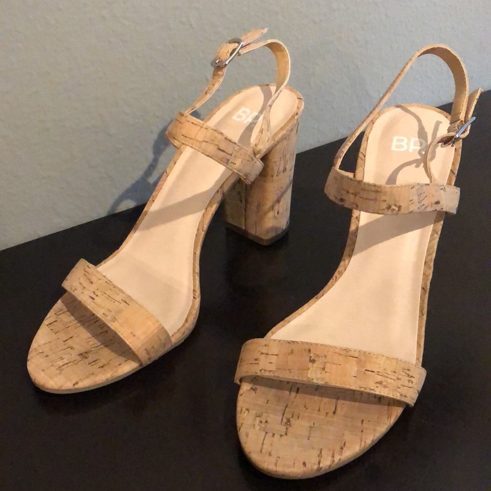 BP. Cork Platform 3.5in heel - Picture 2 of 5
